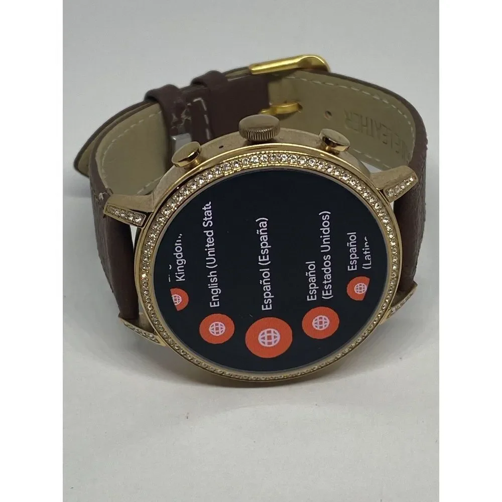 Fossil Gen 4 Authentic Digital Dial Smart Watch Custom Band FTW6011 AB437